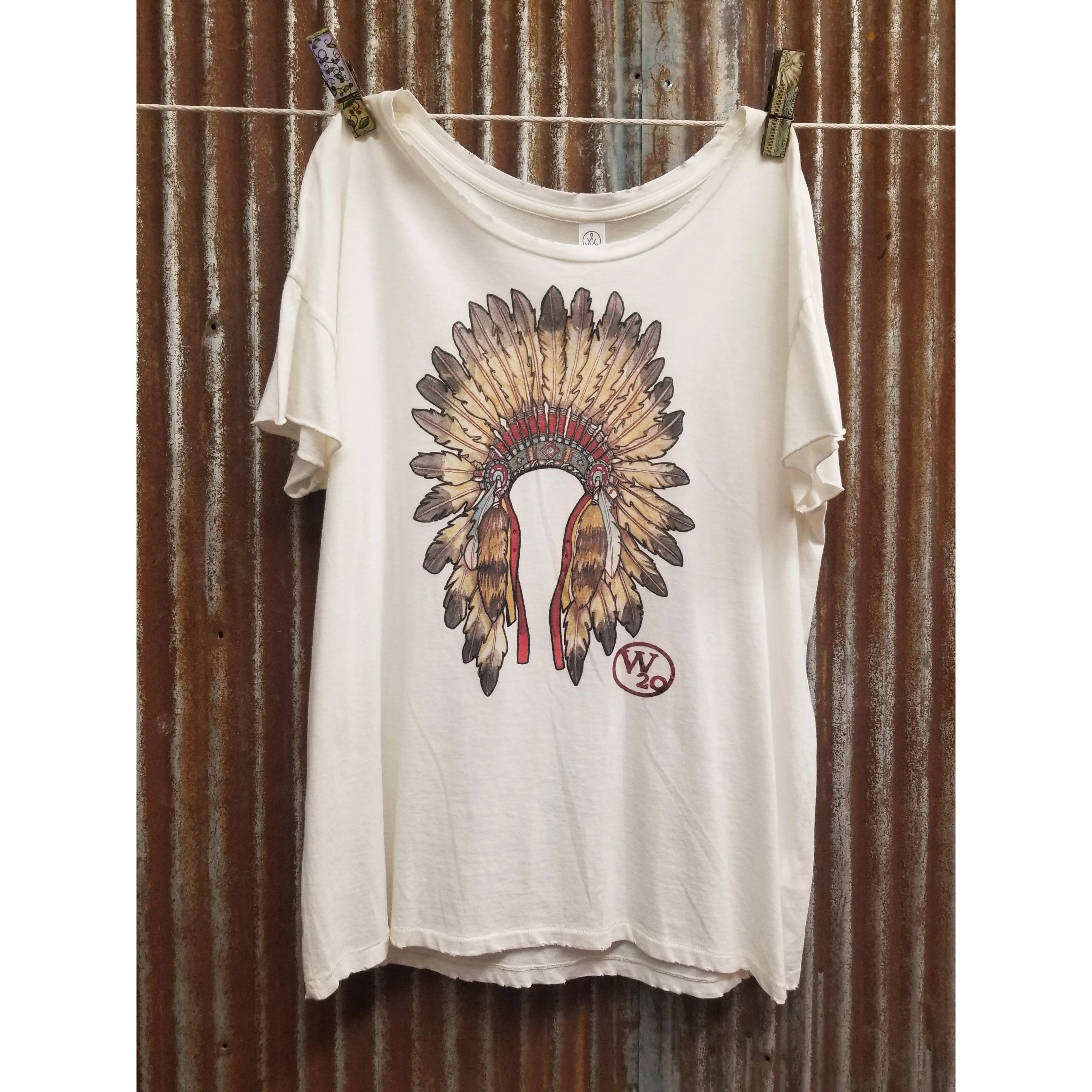 West 20 Saddle Co. War Bonnet Headdress Tee