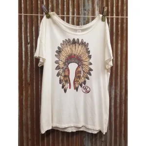 West 20 Saddle Co. War Bonnet Headdress Tee