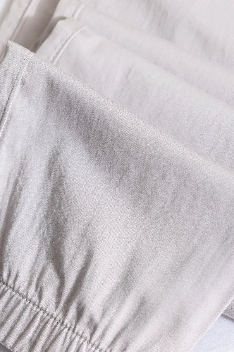 White Relaxed Fit Jogger