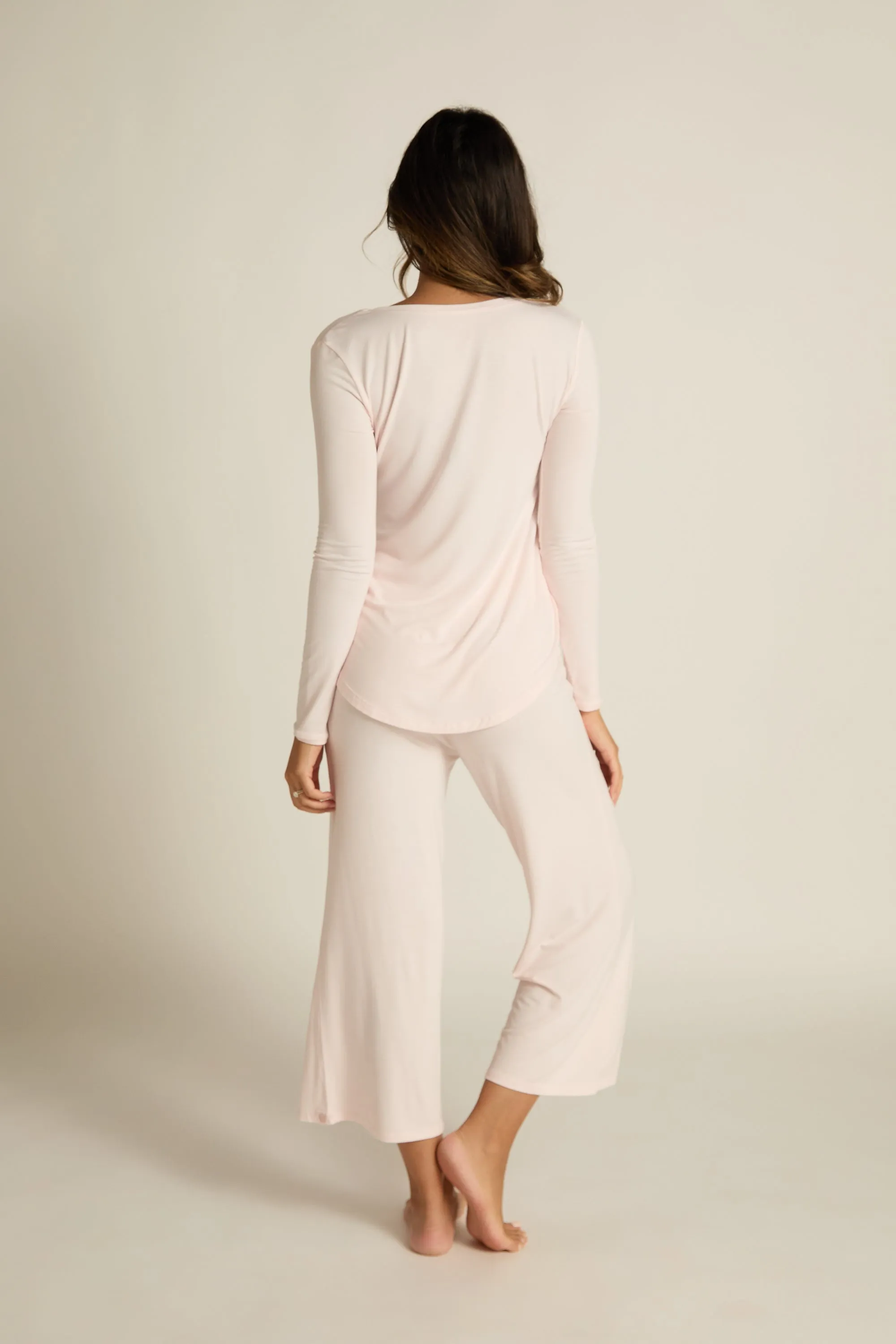 Wide-Leg Capri Pant