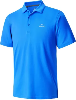 Willit Men's Golf Polo Shirt Short Sleeve Quick Dry Athletic Tennis Casual Shirts Golf Shirts for Men