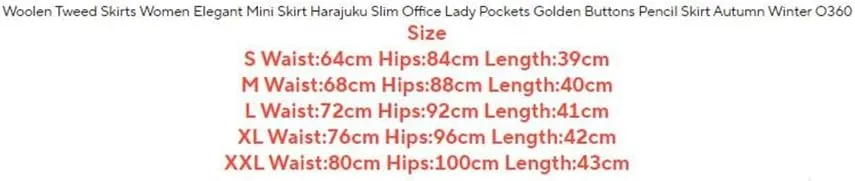 Women Elegant Mini Skirt Slim Office Buttons Pencil Skirt High Waisted Bodycon Skirt