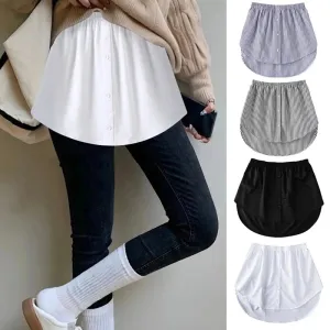 Women Girls Shirt Blouse Extender Adjustable Layering Faux Top