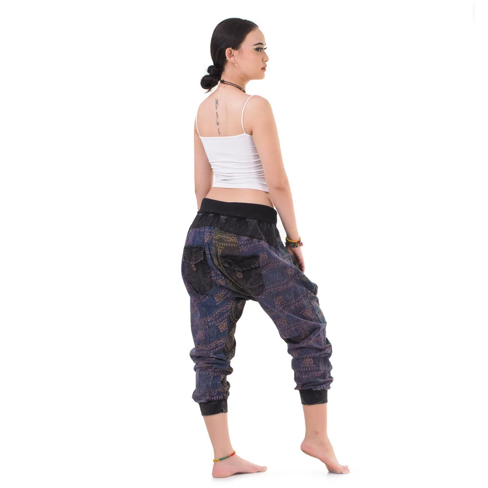 Women’s Patchwork Capri Harem Pants Nature’s Peace