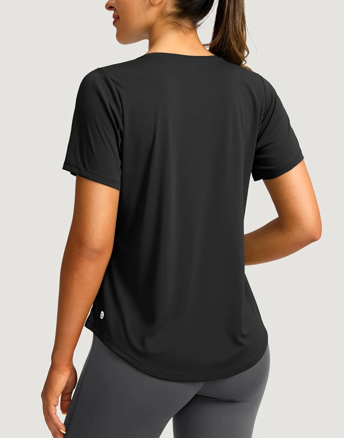 Women's Short Sleeve Workout Shirts Breathable UPF 50  Sun Protection T-Shirts Quick Dry Gym Running Hiking Tops
