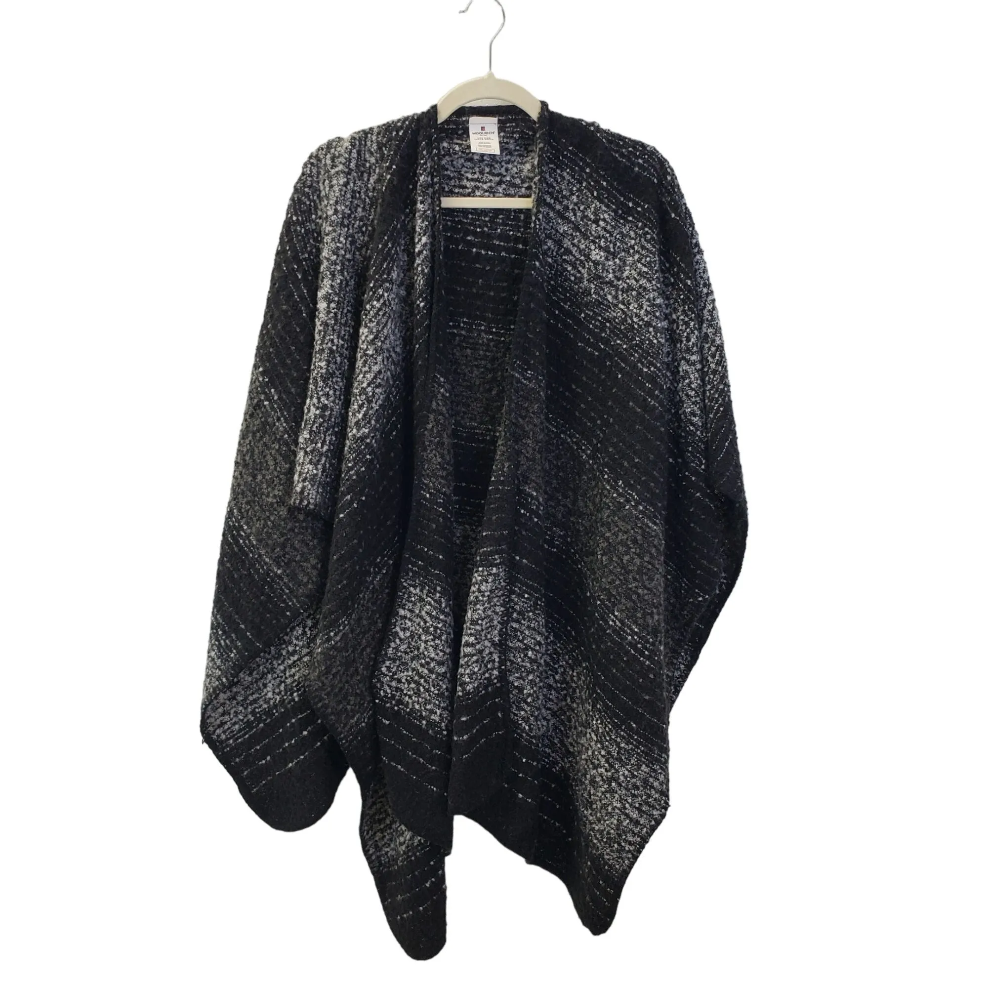 Woolrich Striped Poncho Sweater Size One Size *FLAW*