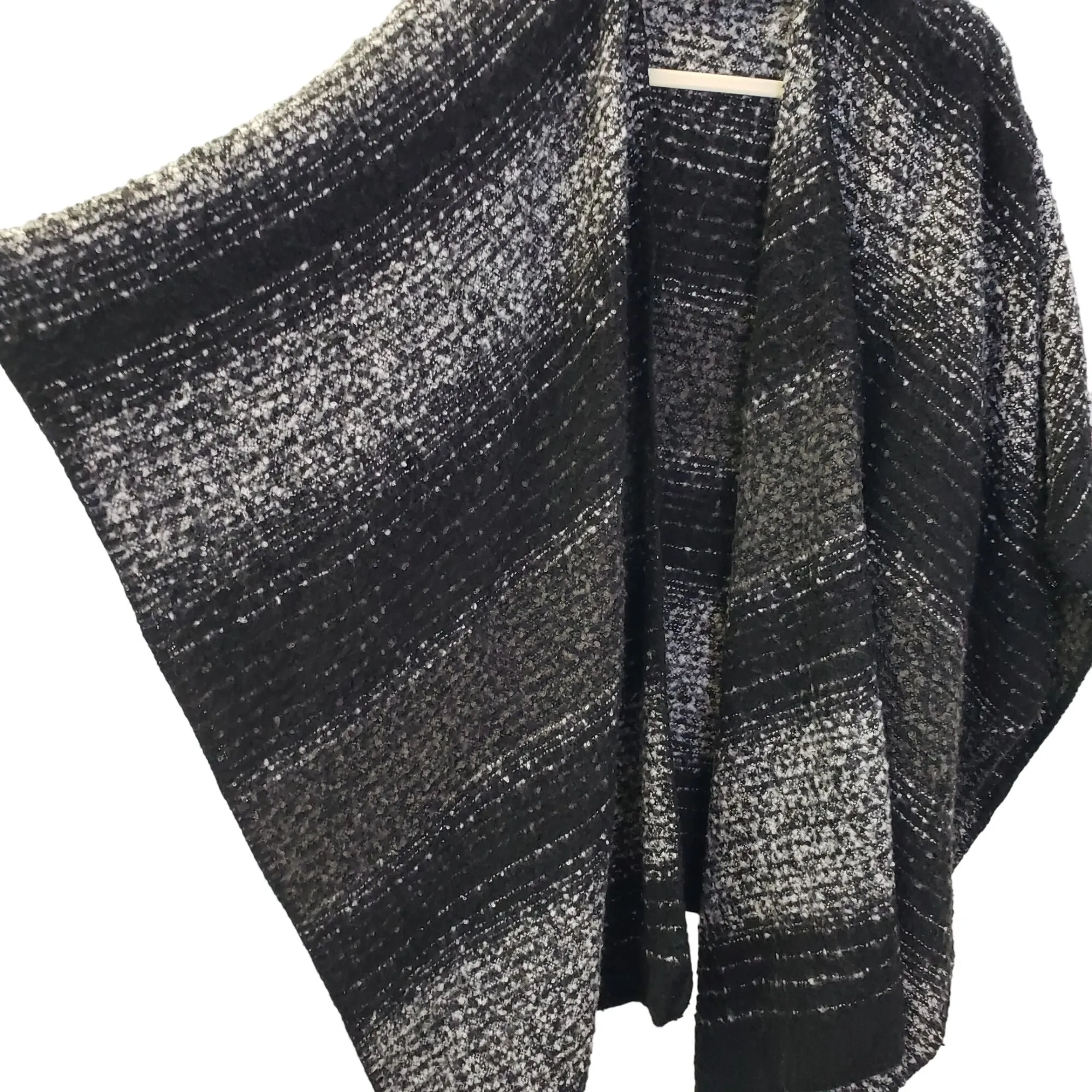 Woolrich Striped Poncho Sweater Size One Size *FLAW*