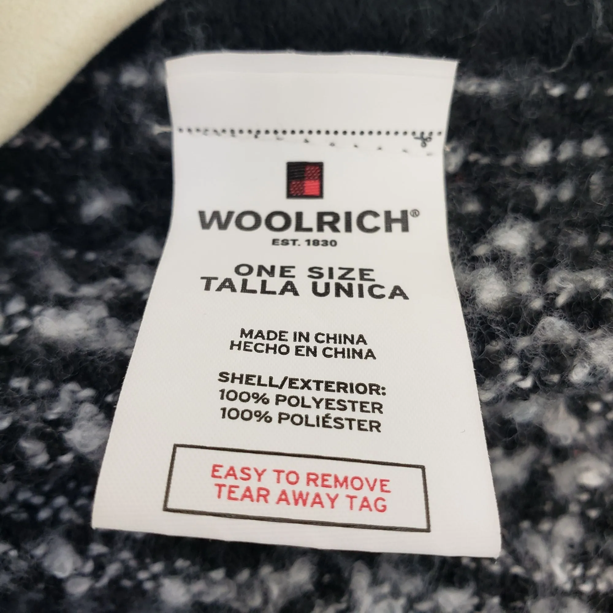 Woolrich Striped Poncho Sweater Size One Size *FLAW*