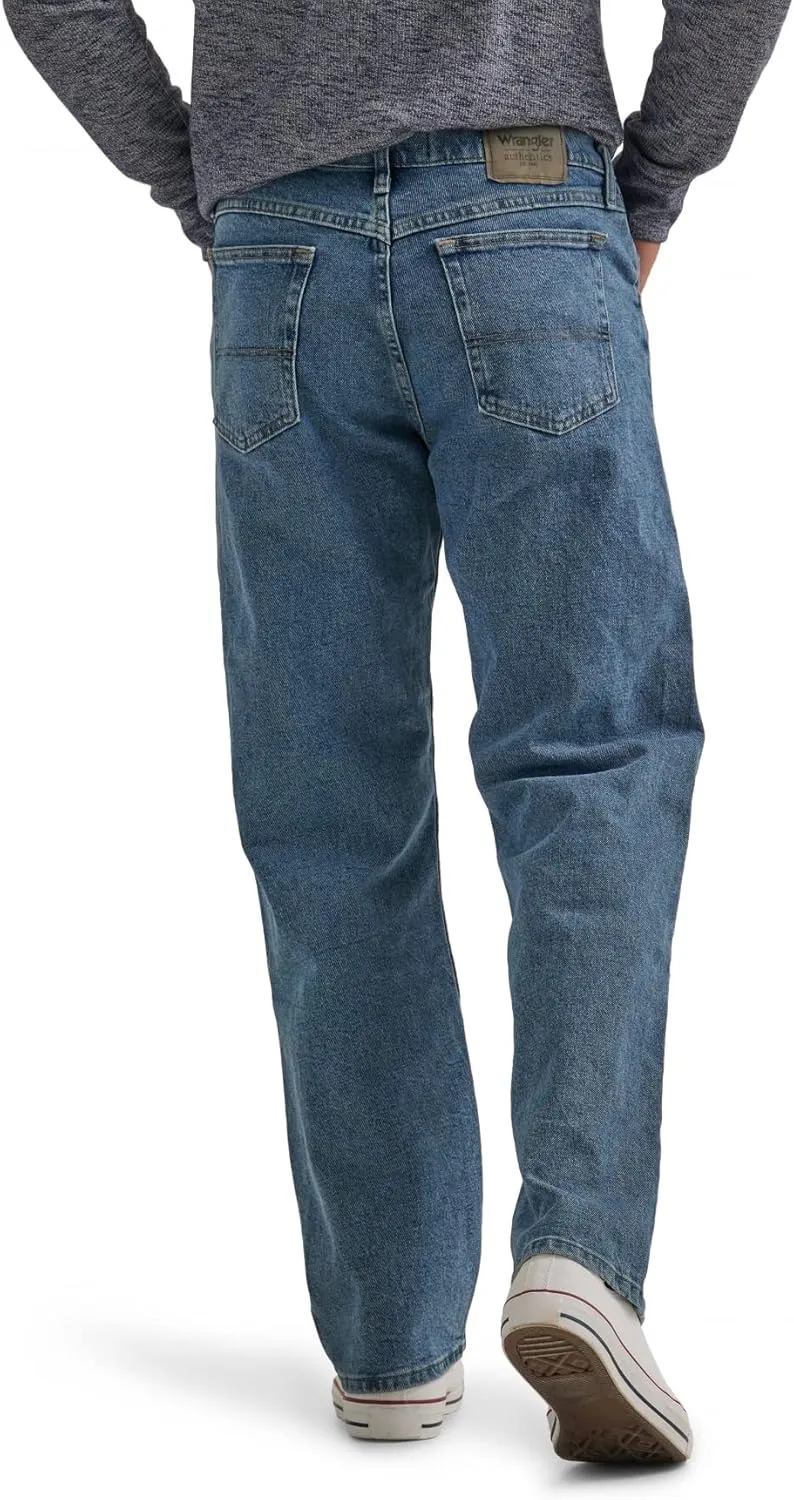 Wrangler Authentics Men's Classic 5-Pocket Relaxed Fit Flex Jean