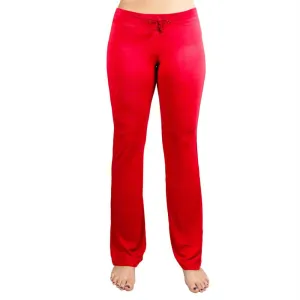 X-Large Red Relaxed Fit Yoga Pants